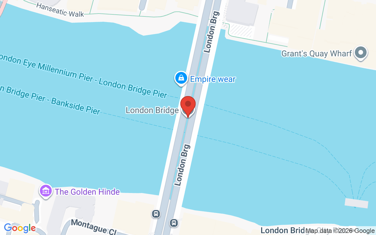 Map showing the location of The Stress Exchange, London