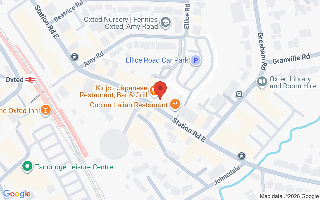 Map showing the location of Beauty Box Hair and Beauty