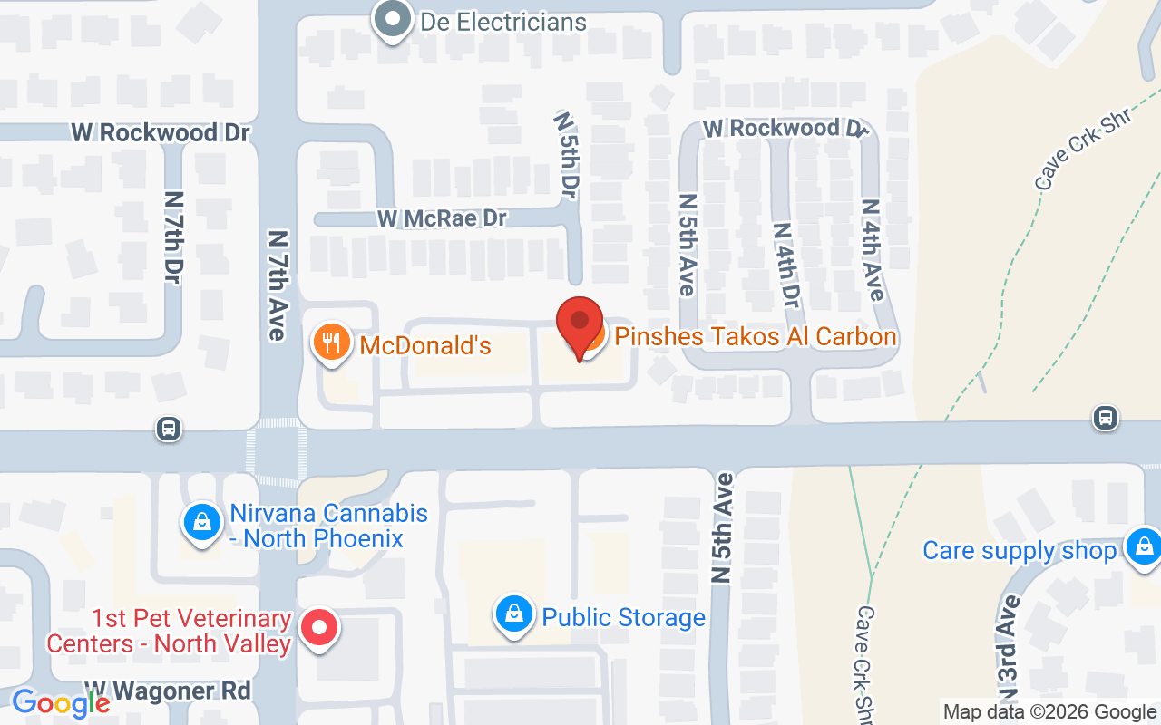 Map showing the location of J Beauty