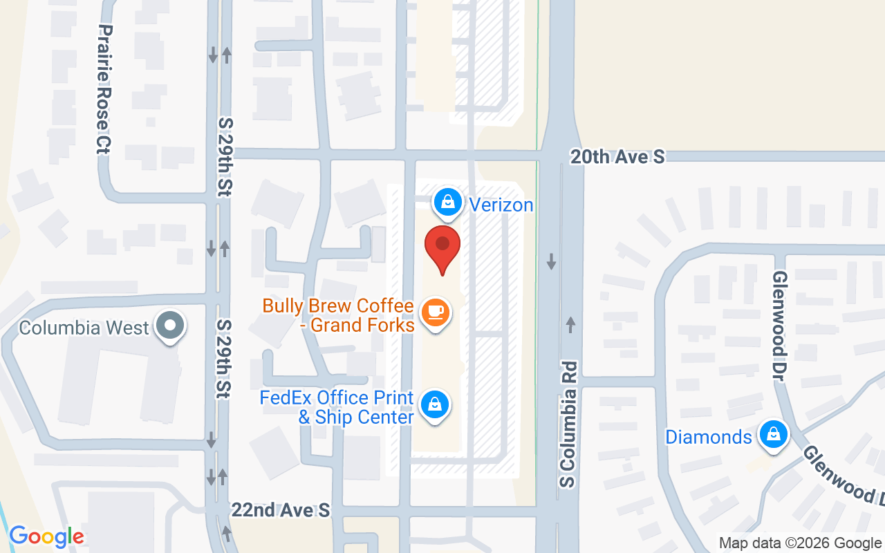 Map showing the location of Ali Nails & Spa