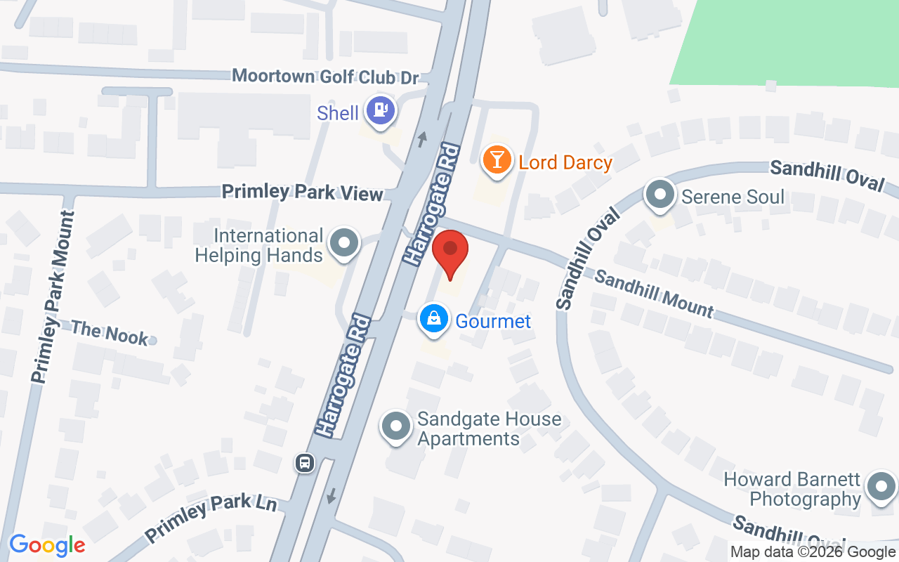 Map showing the location of Headfirst, Leeds