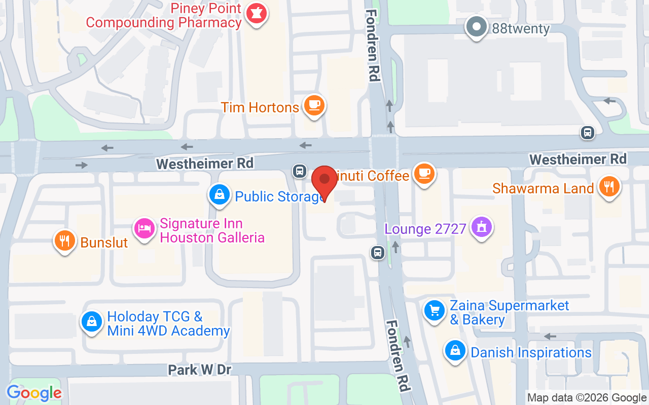 Map showing the location of Hair Xpressions Salon