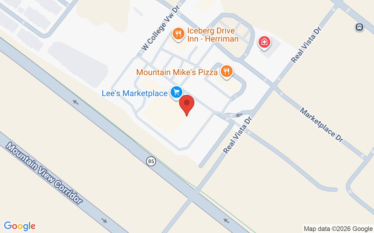 Map showing the location of Break Bread Barber Co.