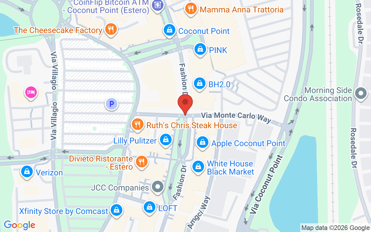 Map showing the location of Artistry Salon