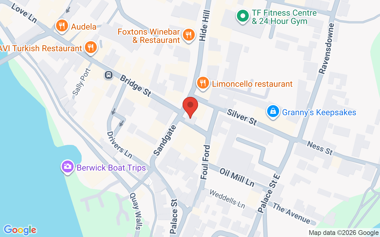 Map showing the location of JCC Hair
