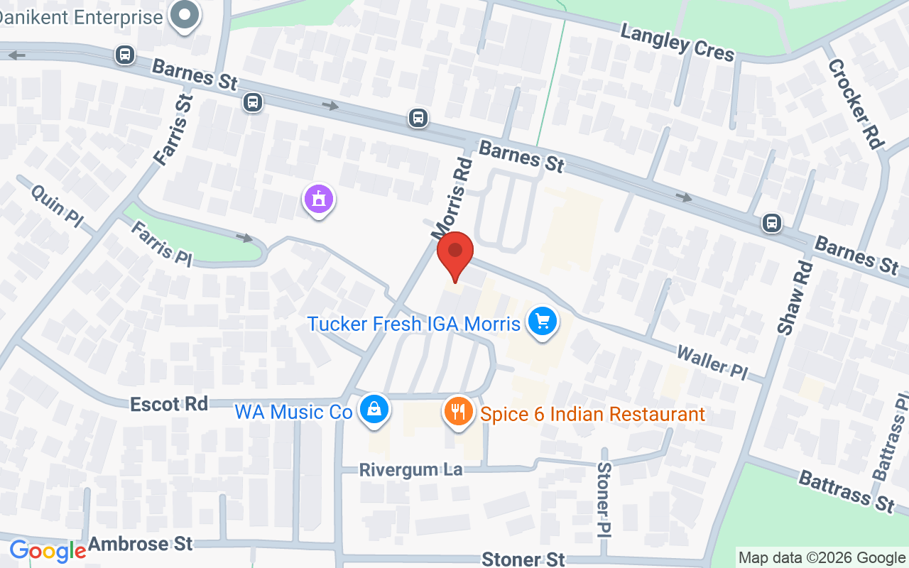 Map showing the location of Bonnibel Beauty