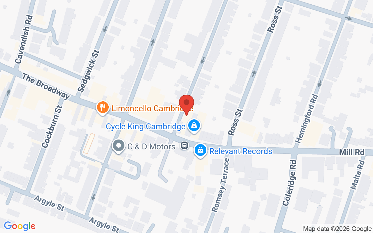 Map showing the location of Tania Bhangoo Permanent Makeup