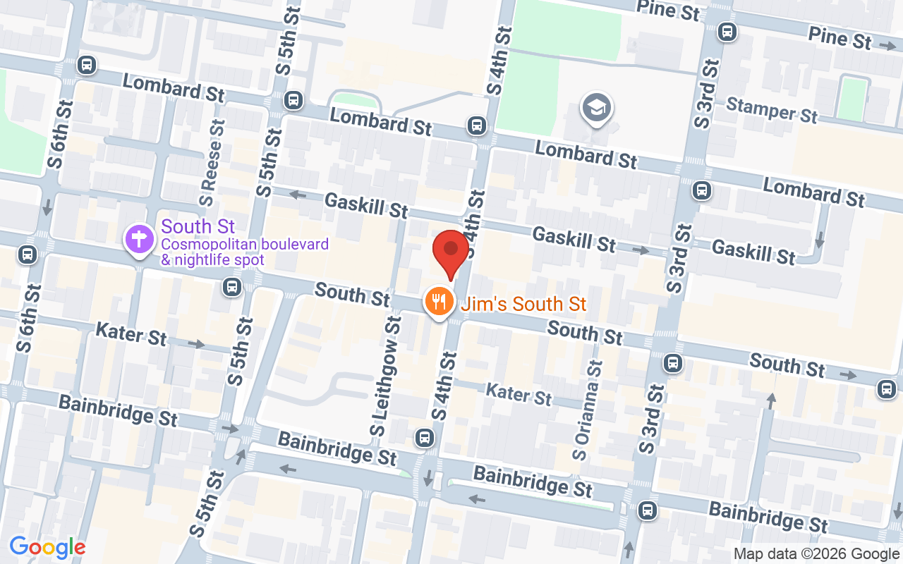 Map showing the location of Brown Skin Studio