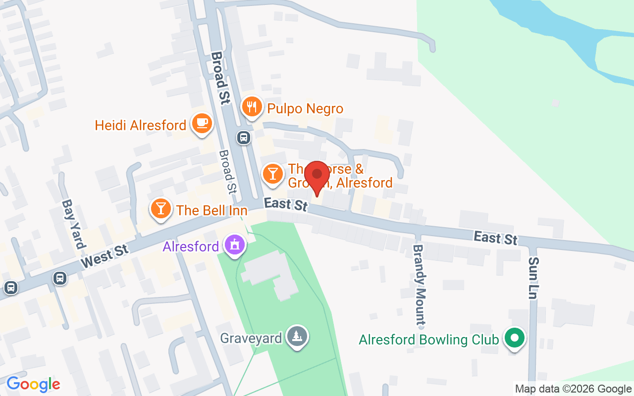 Map showing the location of Ritual Beauty, Alresford Hampshire