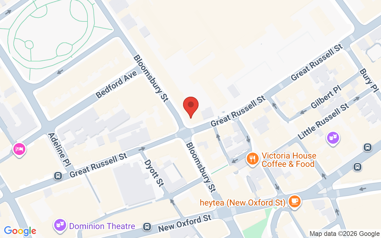 Map showing the location of Fiore Aesthetics
