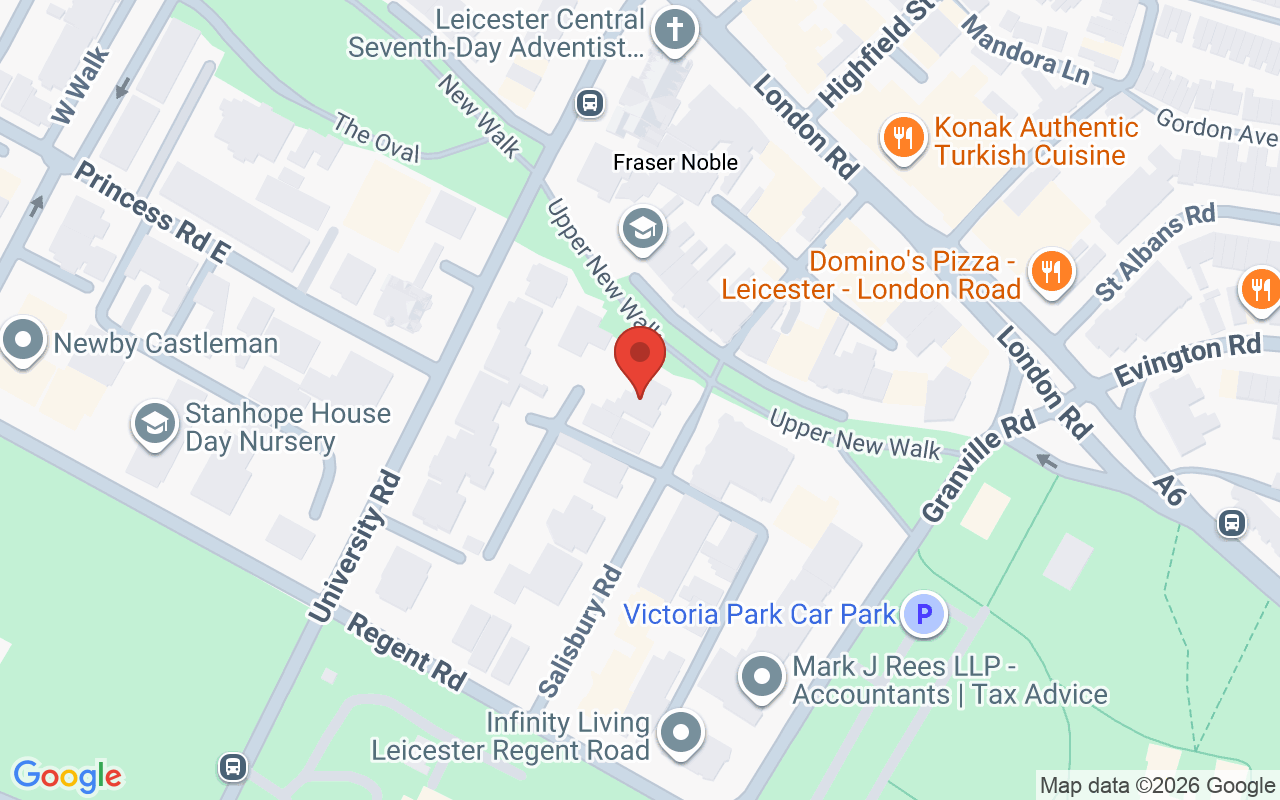 Map showing the location of Healand Clinic