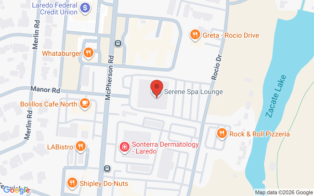 Map showing the location of Bella Vita Spa