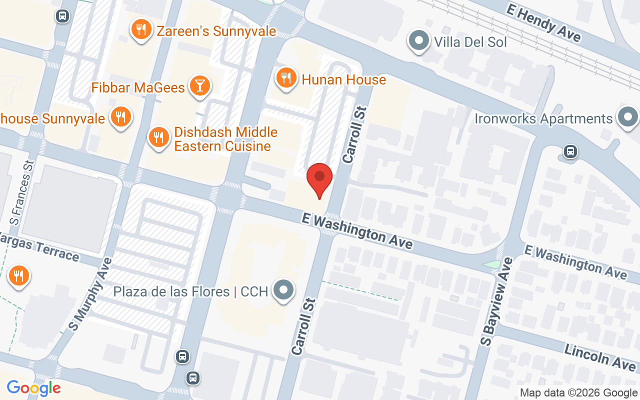 Map showing the location of Jyoti Threading salon