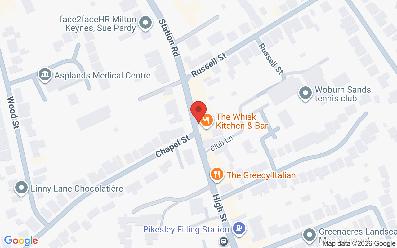 Map showing the location of Olive Beauty & Aesthetics