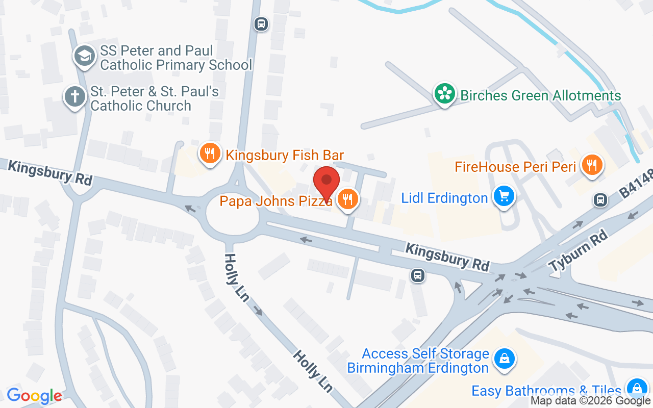 Map showing the location of House Of Hair Replacement