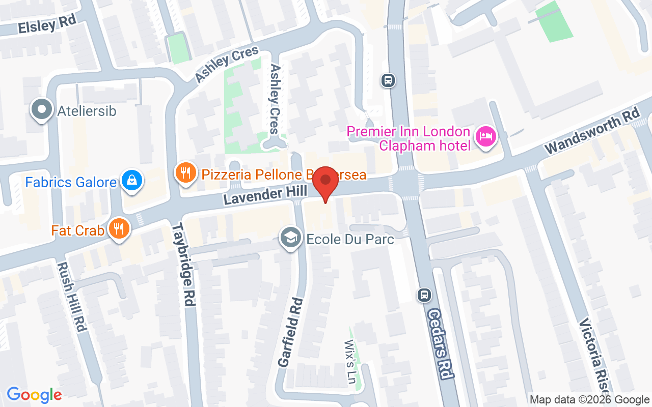 Map showing the location of Glamhair Studio