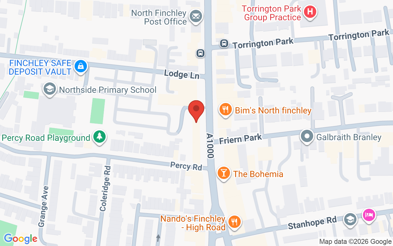 Map showing the location of Icon Hair – ARCHWAY