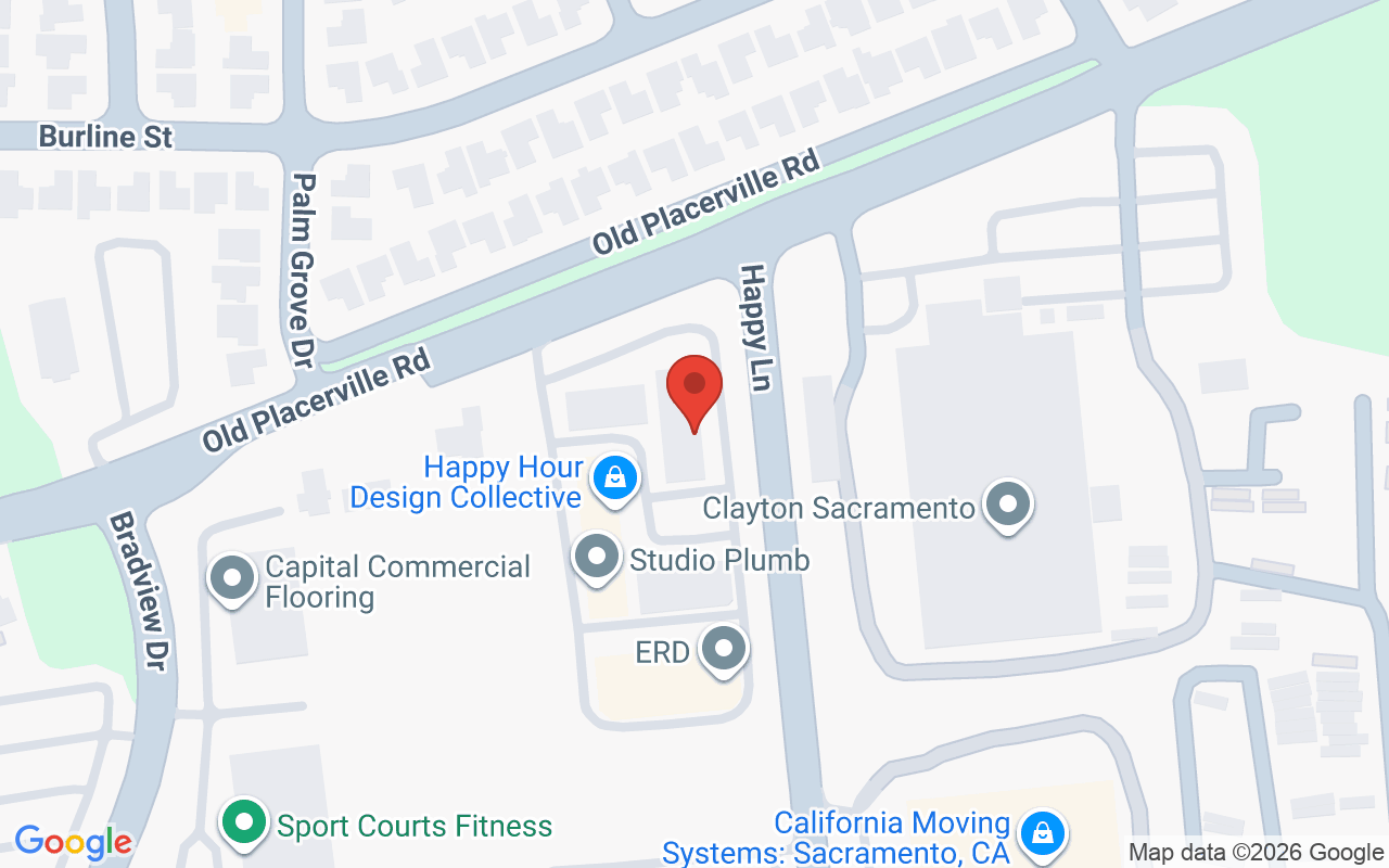 Map showing the location of Teneille Hair Studio