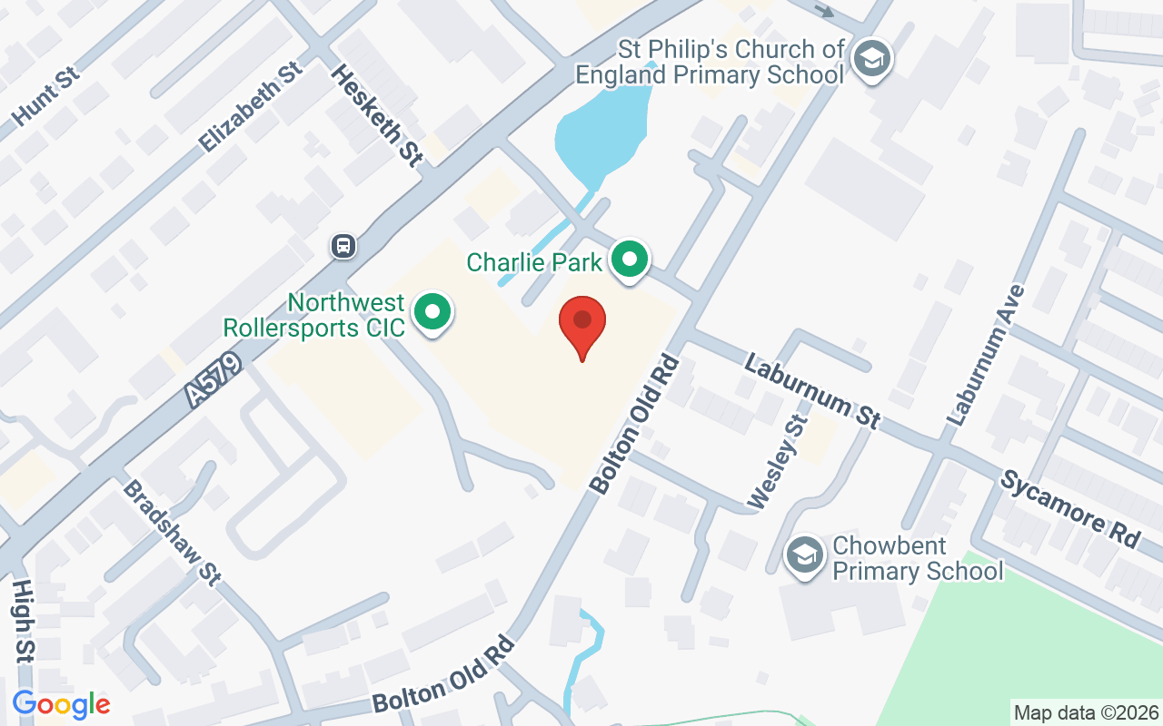 Map showing the location of HD Salon & Academy