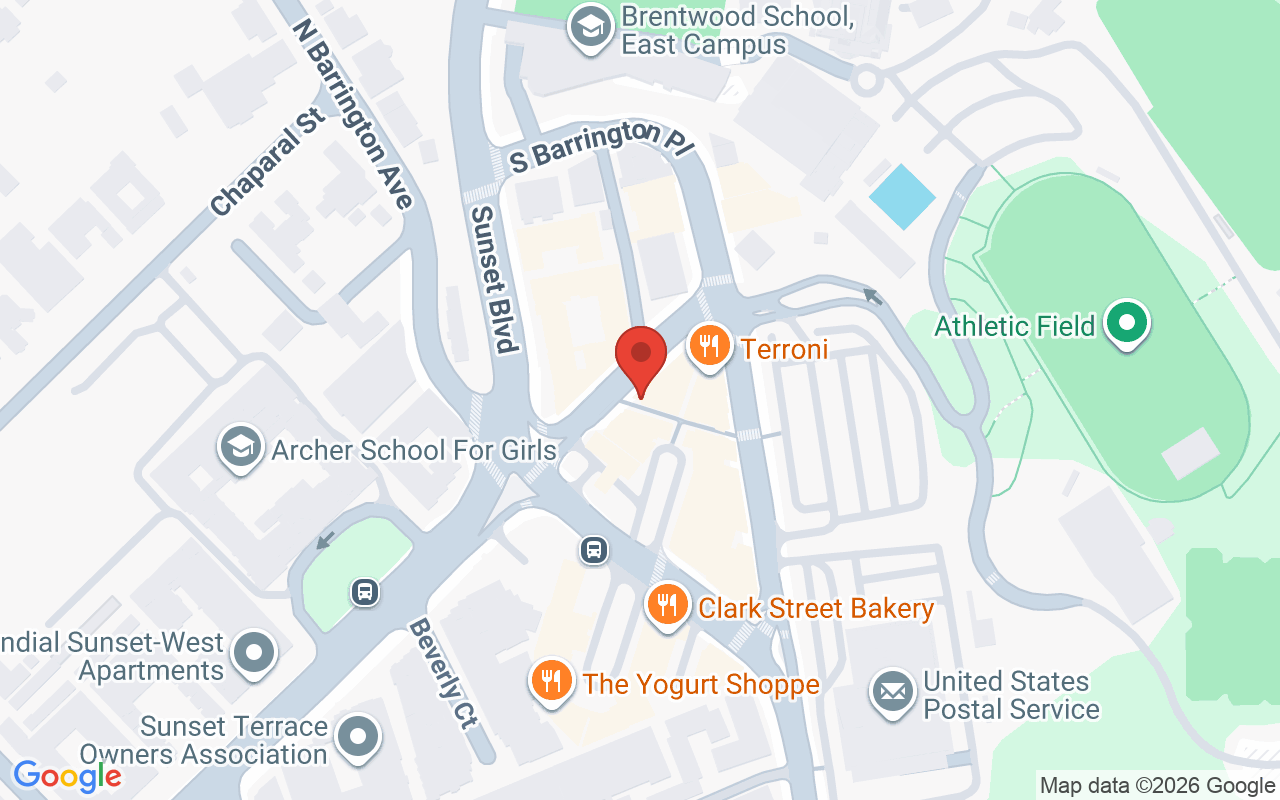 Map showing the location of The Brow Fixx