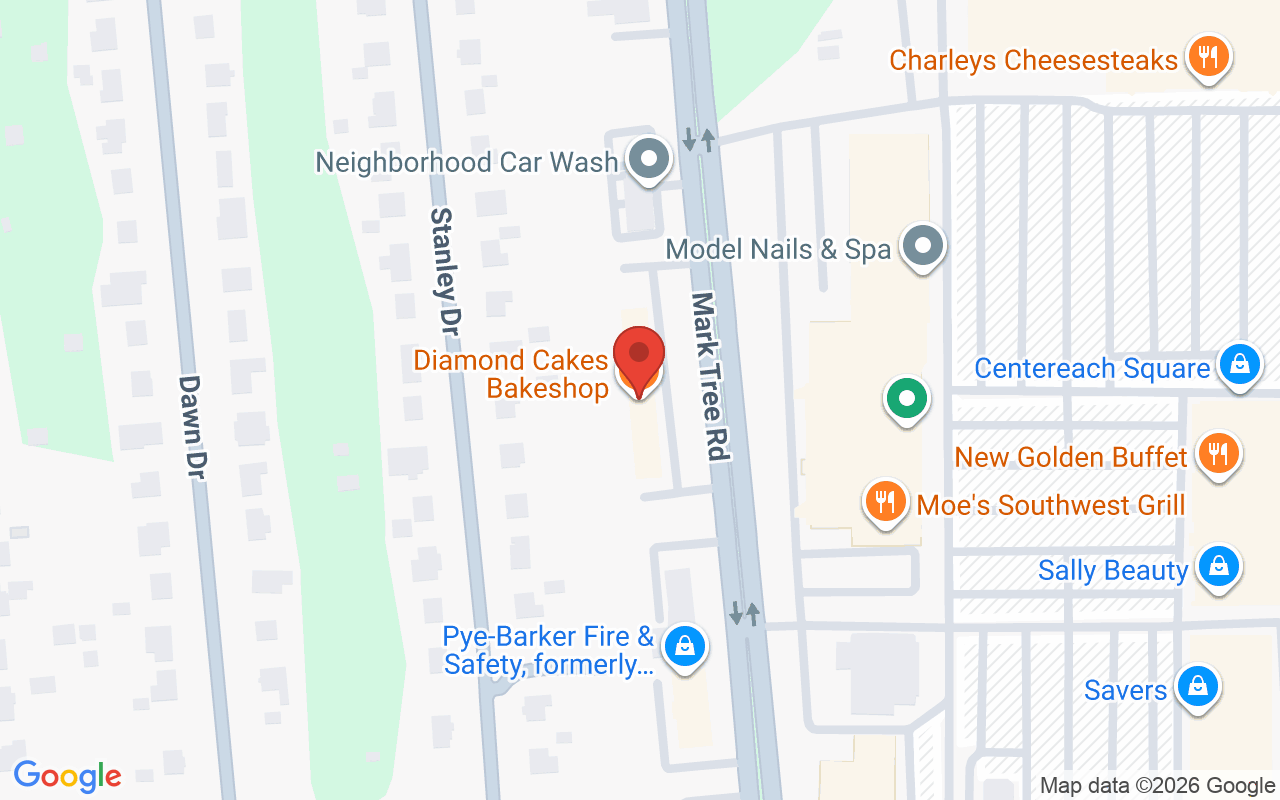 Map showing the location of Off 7th Hair Salon Long Island New York