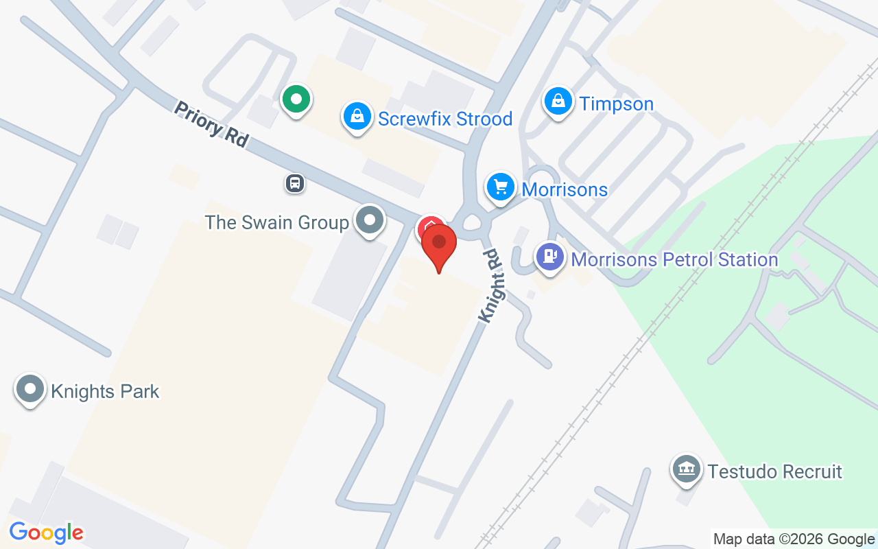 Map showing the location of Beauty Salon Equipment
