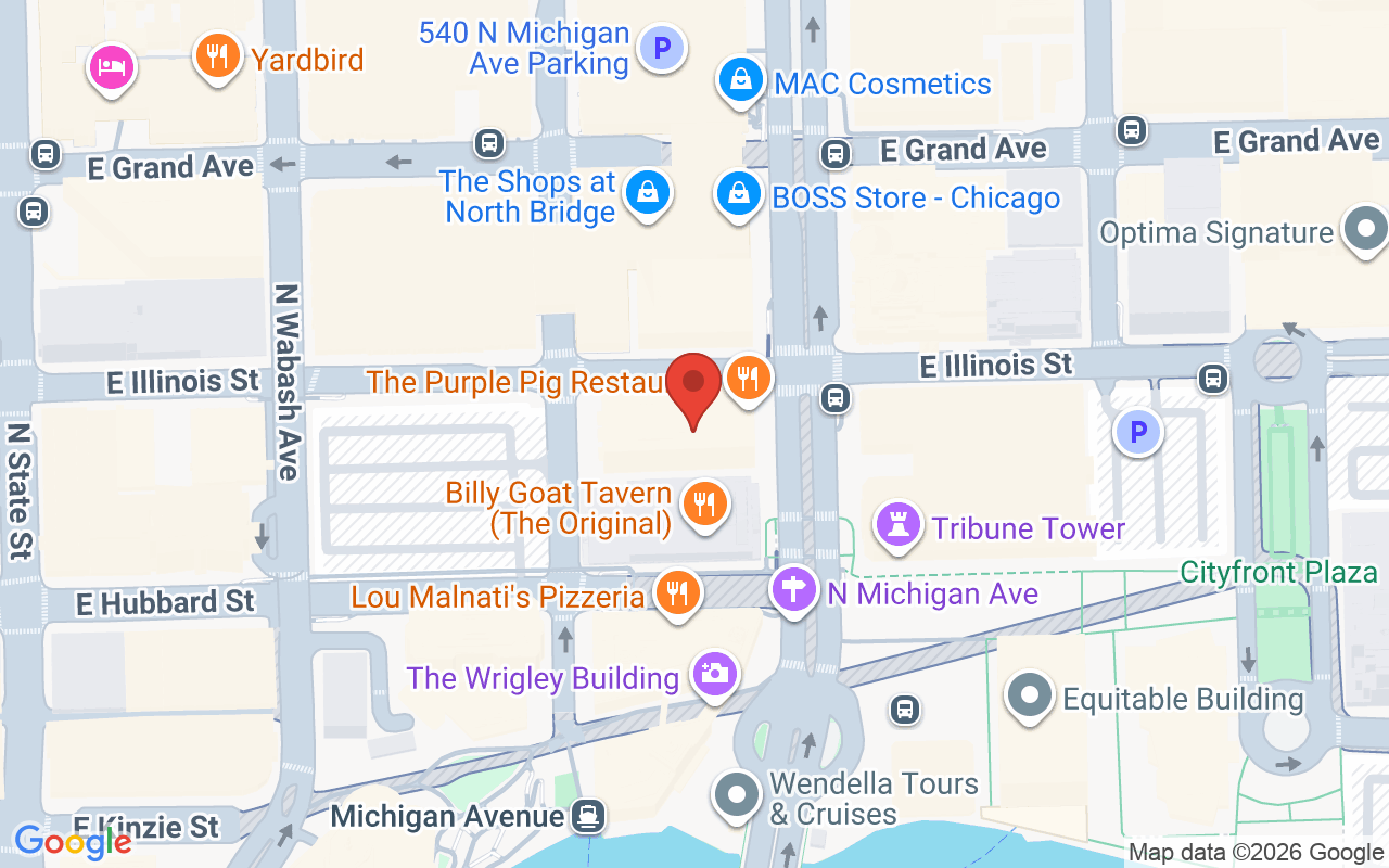 Map showing the location of Cleaning Services Chi