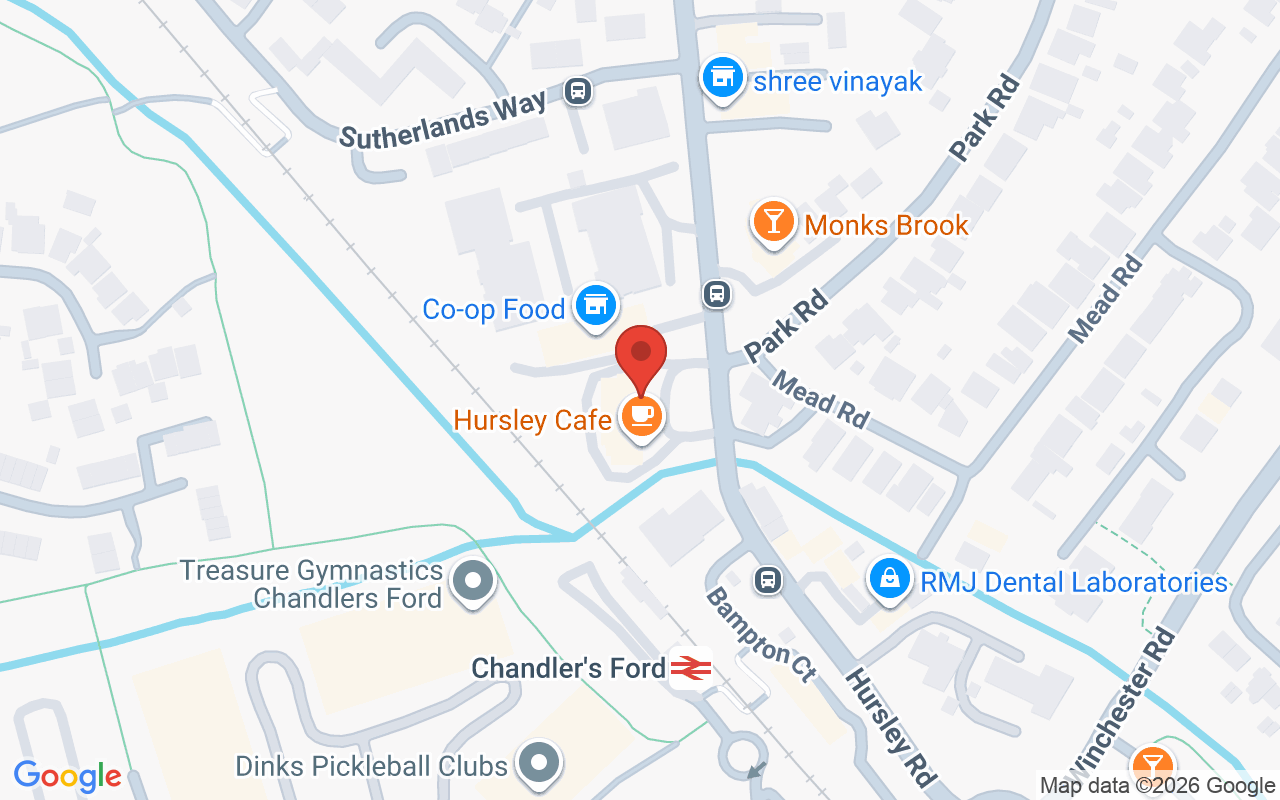 Map showing the location of Elite Hair Salon