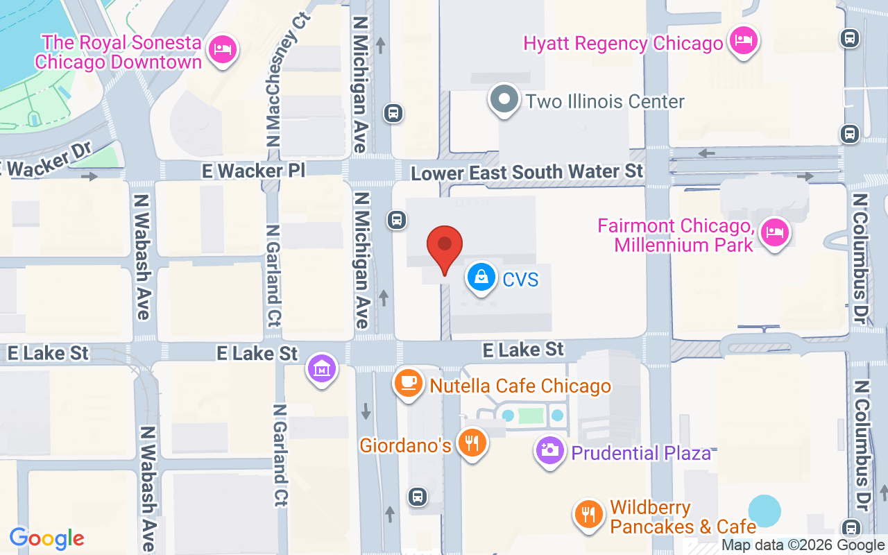 Map showing the location of Cleaning Services Chicagoland