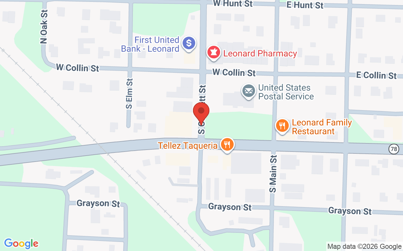 Map showing the location of Wild Daisy Hair Studio