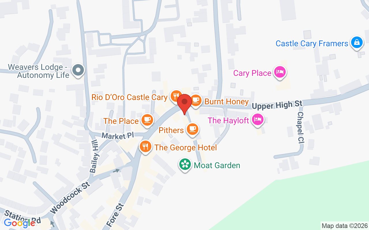 Map showing the location of The Beauty Salon, Castle Cary