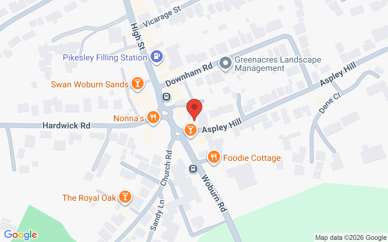 Map showing the location of Decesare Hair Salon