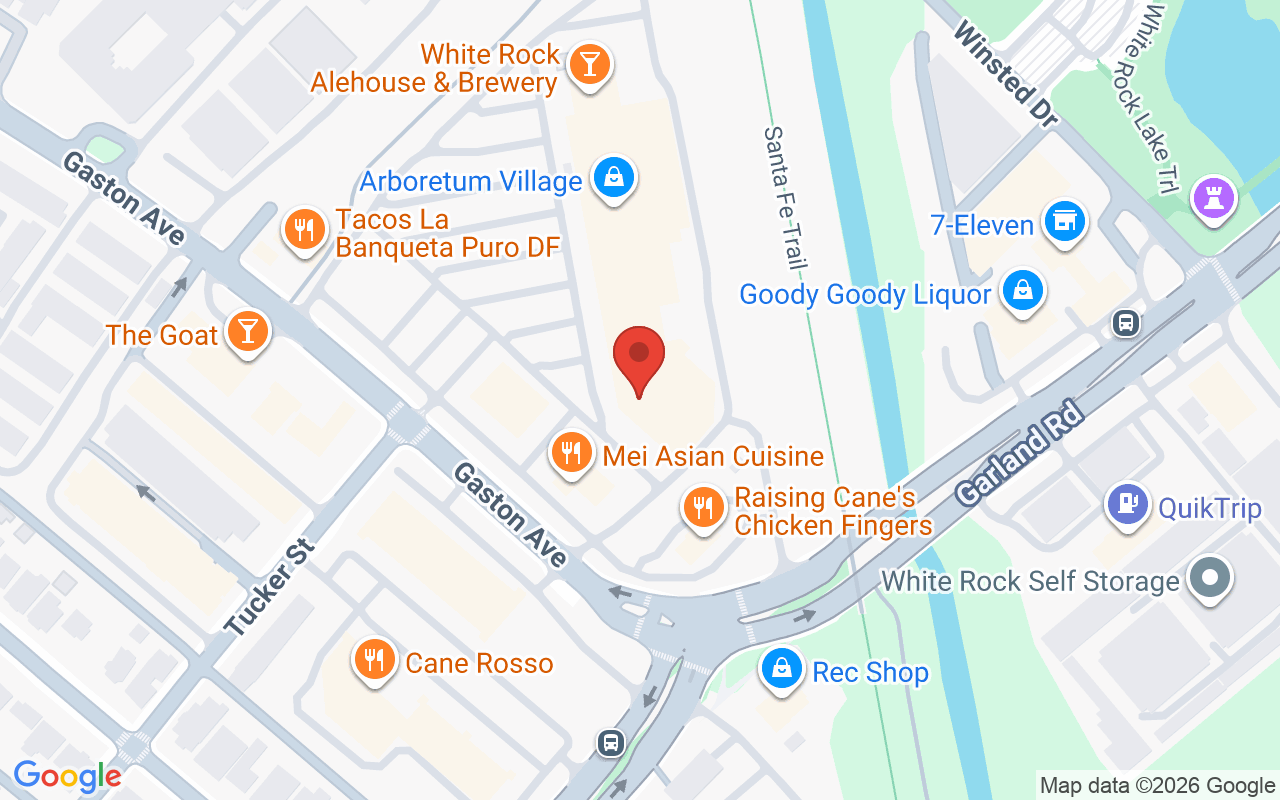 Map showing the location of Shear Sugar Salon