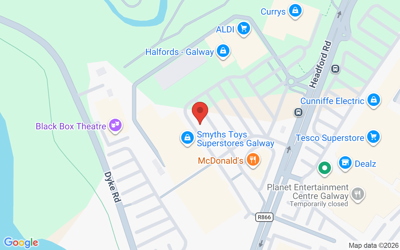 Map showing the location of Wig Distribution – Ireland