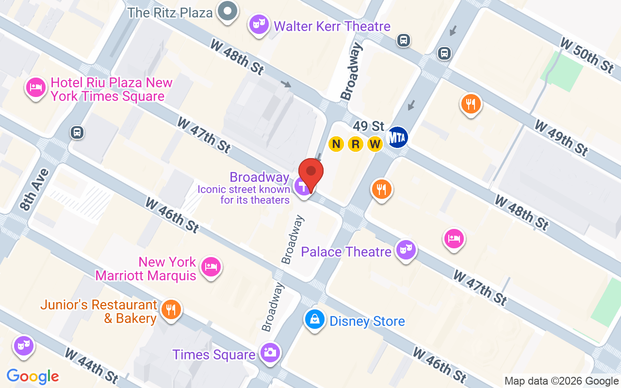Map showing the location of A Princess Palace
