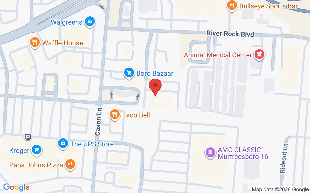 Map showing the location of The Lantern Skin Studio