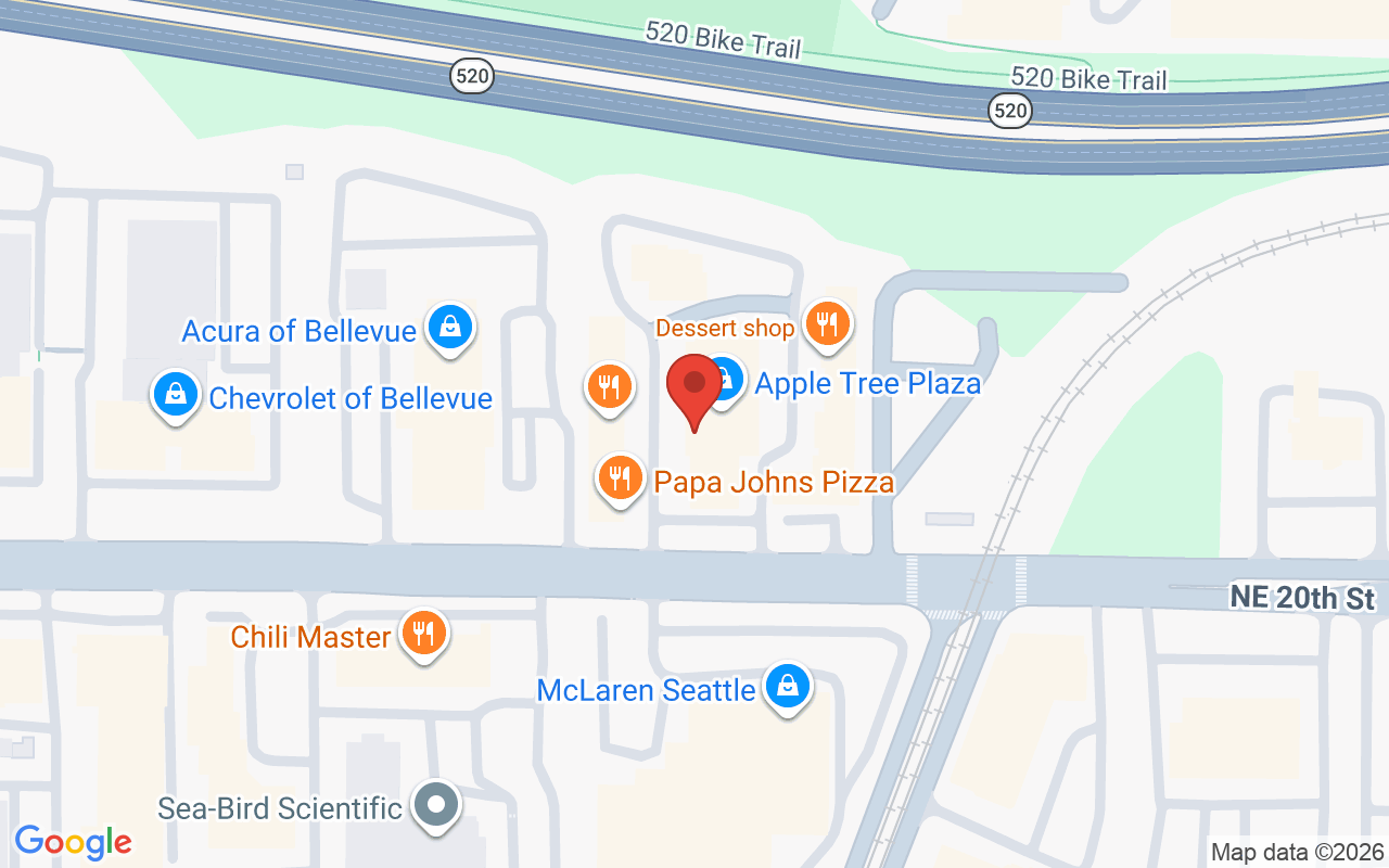 Map showing the location of Ocean Relax Center