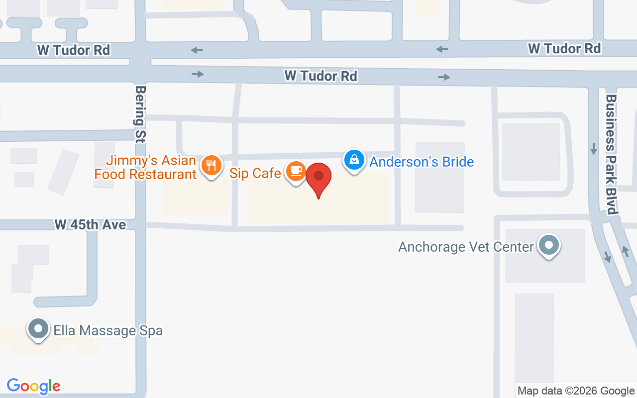 Map showing the location of You Beauty Lounge