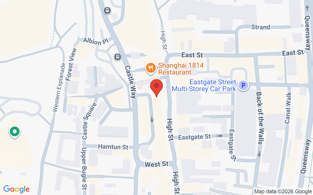 Map showing the location of Southampton Cheek Filler Experts