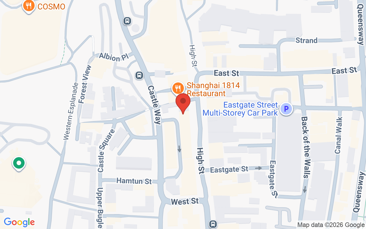 Map showing the location of Southampton Radiofrequency Microneedling Experts