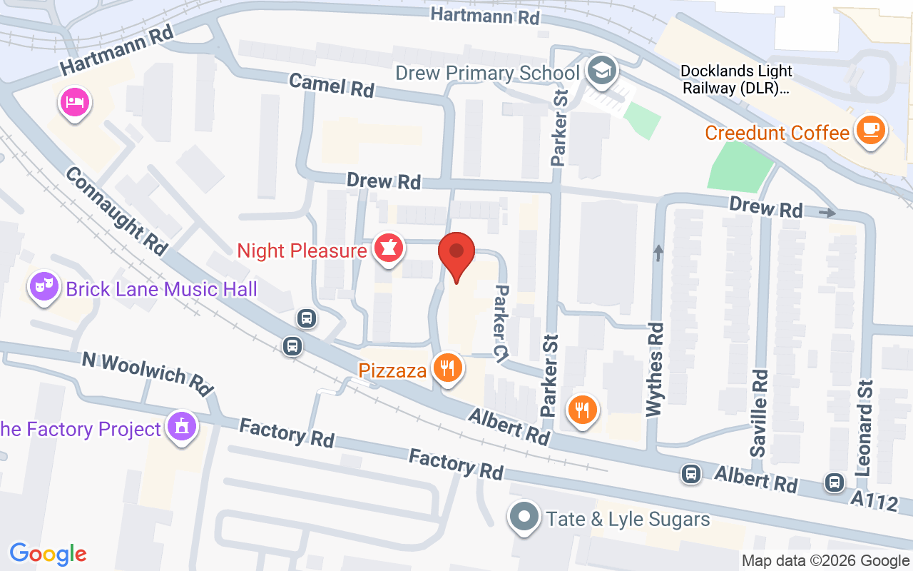 Map showing the location of Link Hair Extensions