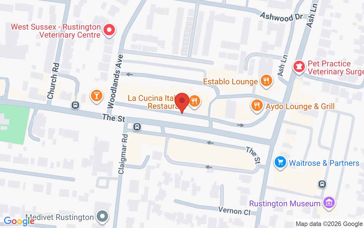 Map showing the location of Serenity Hair