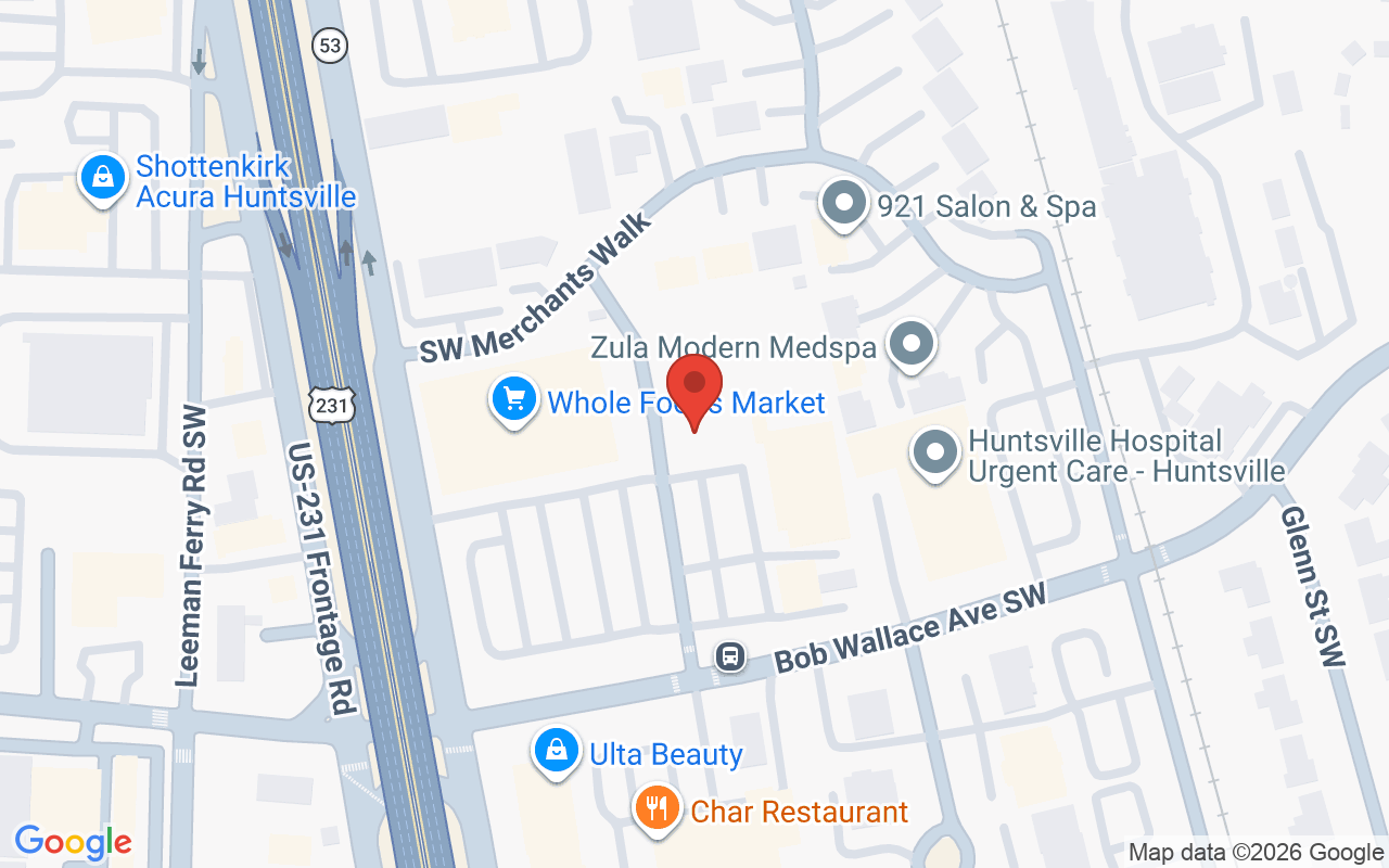 Map showing the location of The Masters Salon &