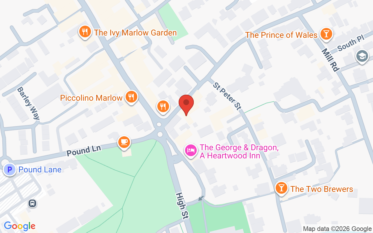 Map showing the location of Komao Luxury Hair Extensions Ltd