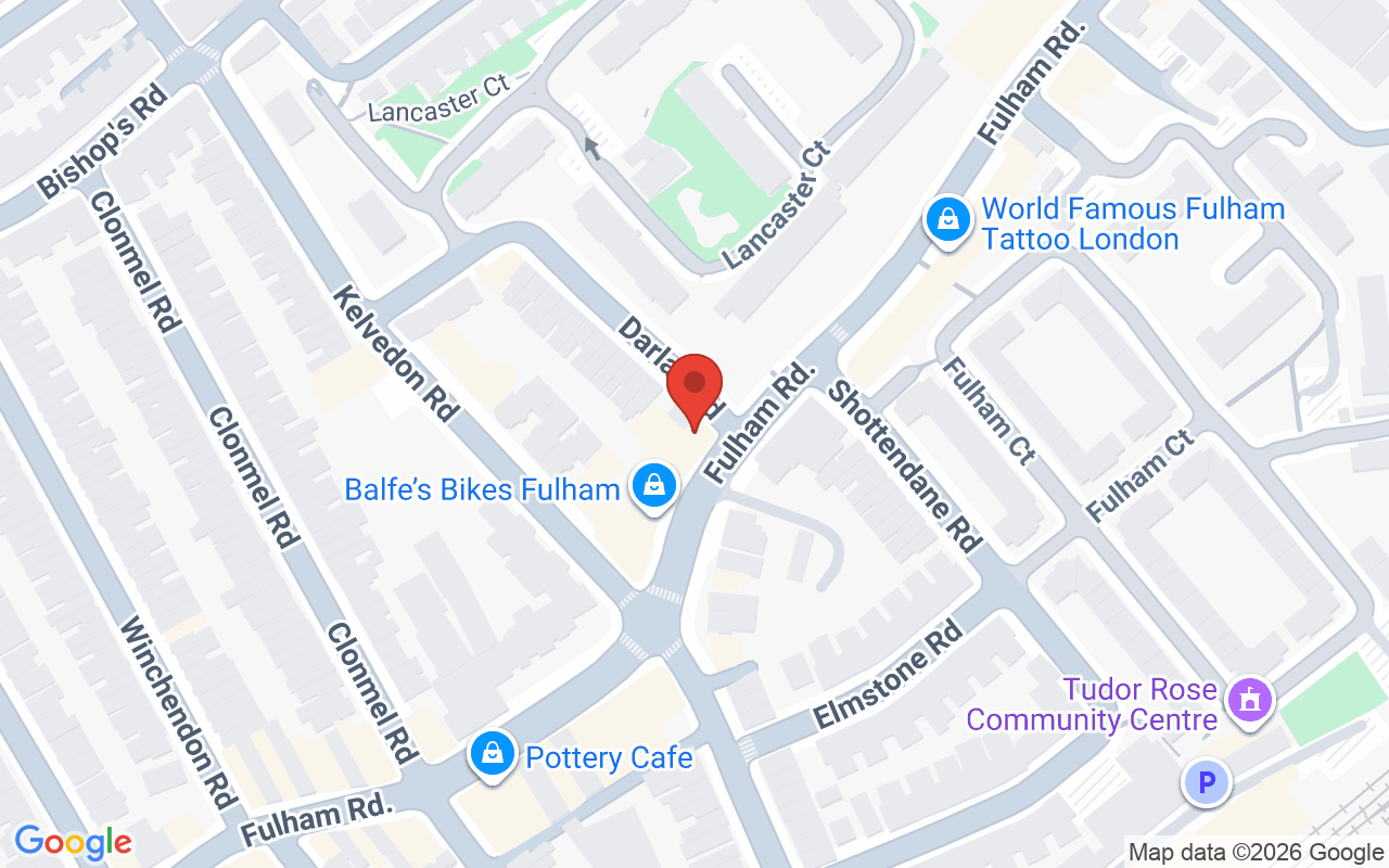 Map showing the location of ARQ Hair