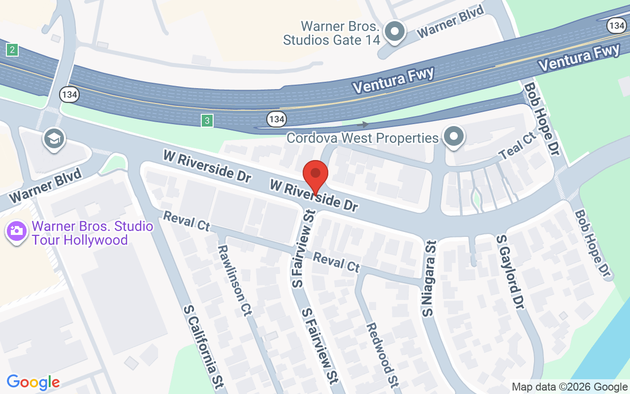 Map showing the location of Queen of the Nile Beauty Salon