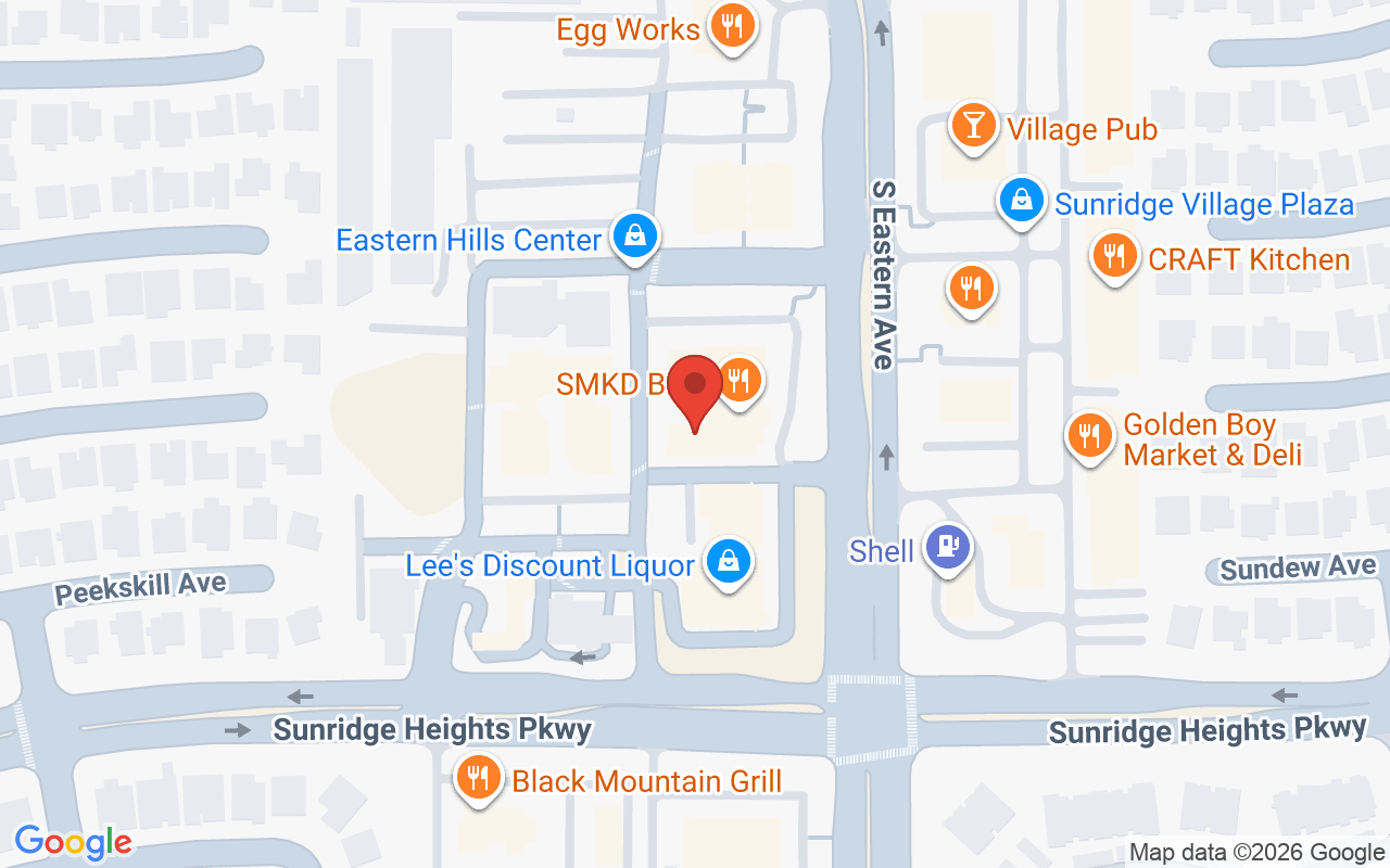 Map showing the location of LLofty Lashes | Eyelash Extensions Lash Salon | Henderson NV