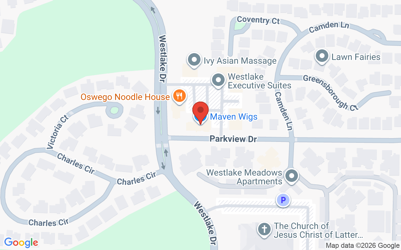 Map showing the location of Hair by Ella