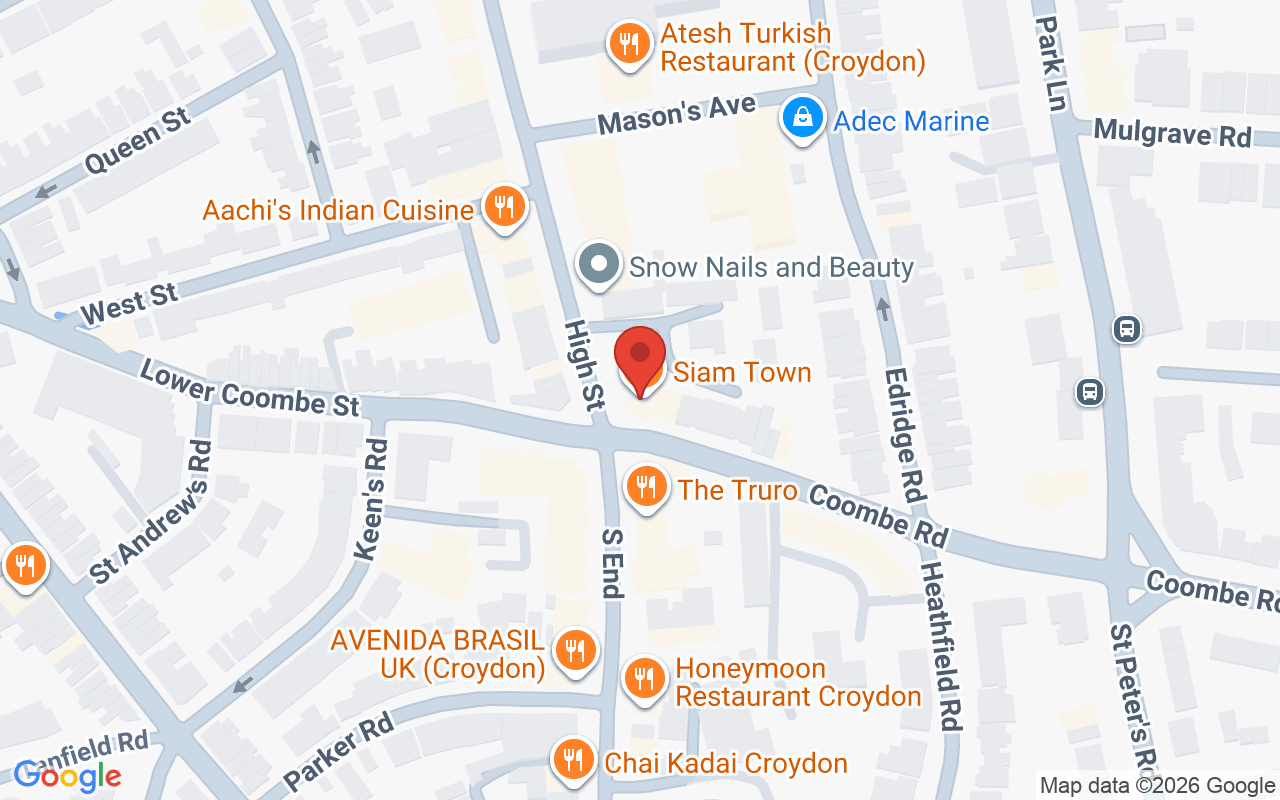 Map showing the location of Urban TRT, Croydon