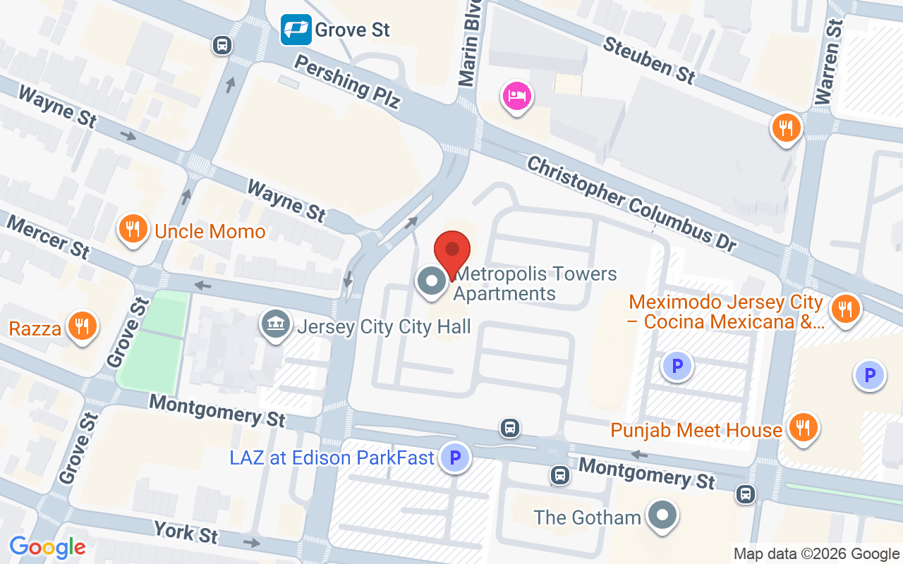 Map showing the location of Spa Blue